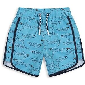Andy & Evan Little Boys Shark SWIM Shorts size 3T in Blue